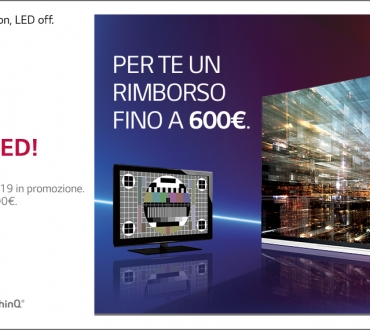 Promo LG: rimborsi fino a 600 € per chi sceglie LG OLED